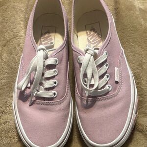 Vans Women's Light Pink Canvas Sneakers